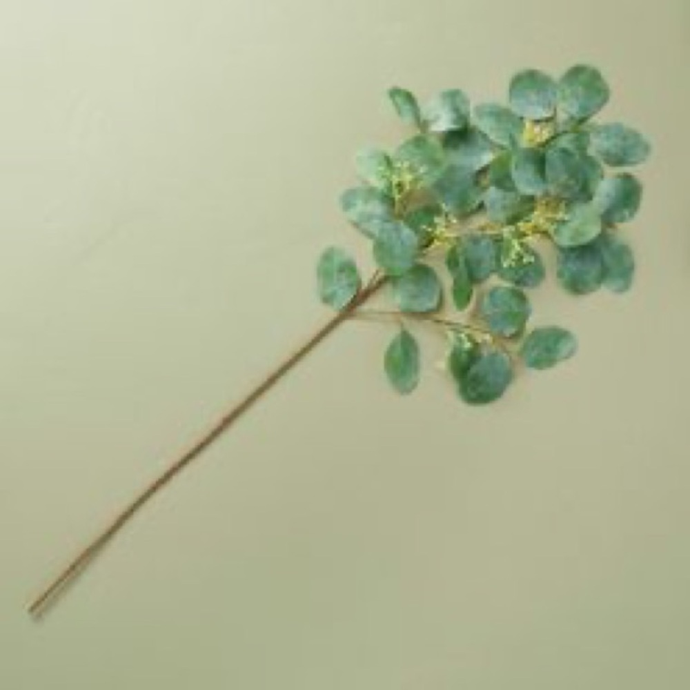 3!!!! HEARTH & HAND NWT faux seeded eucalyptus stems -36”